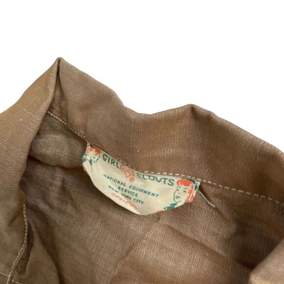 Vintage Brownie Scout Uniform 1950's Girls Beanie & Headband Rare Group - Picture 4 of 8